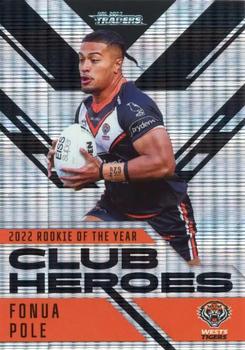 2023 NRL Traders Titanium - Club Heroes Priority #CH32 Fonua Pole Front